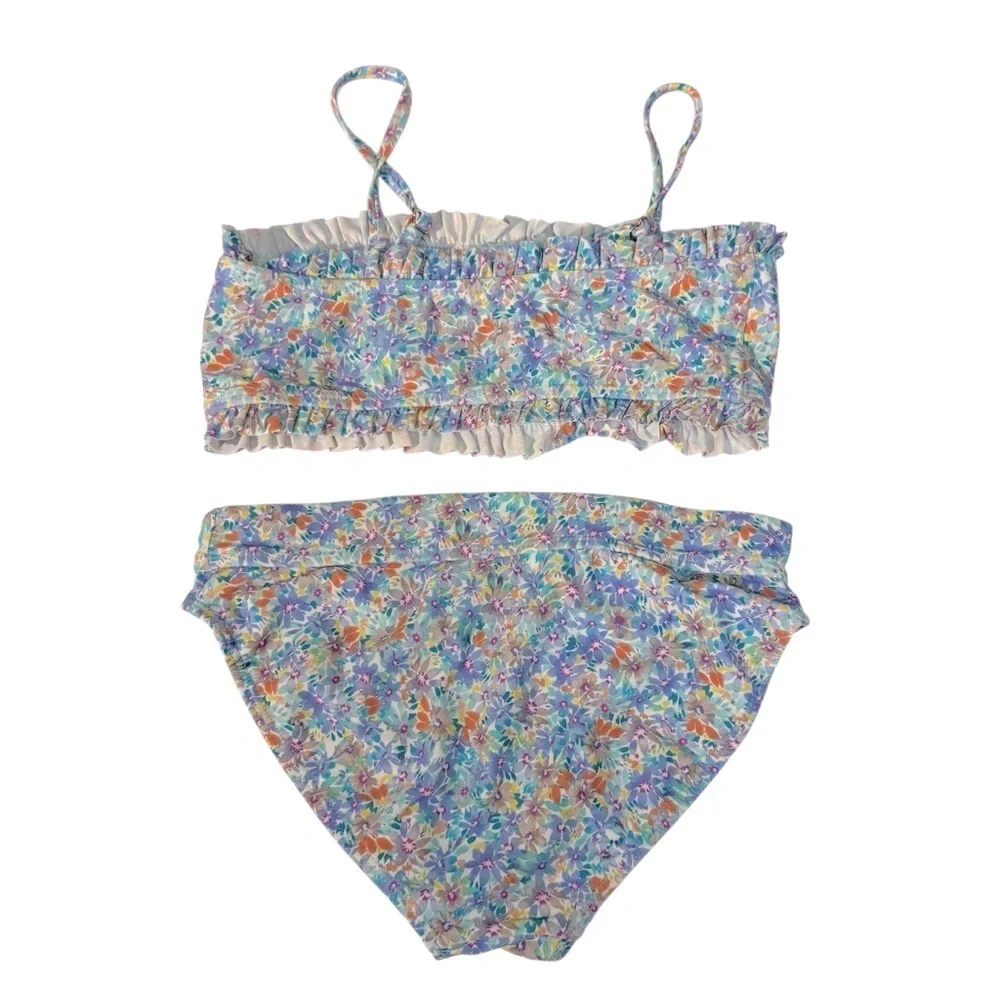 Raisins|Kids Colorful Floral Swimwear Bikini Set -Size 12 years